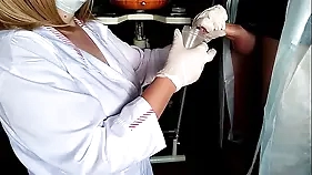 Amateur nurse's cum